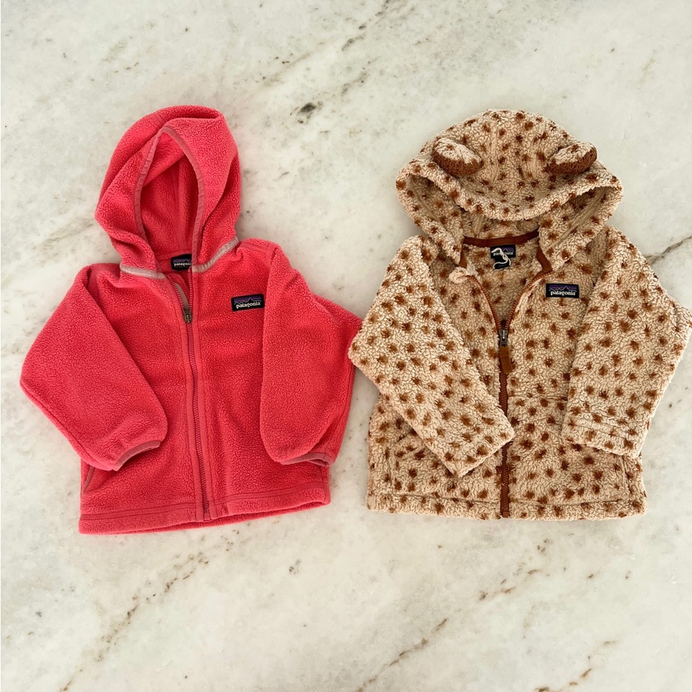 Patagonia toddler lot of 2 jackets 12-18mo